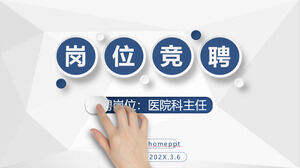 Hospital medical director competition ppt template