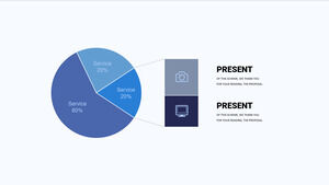 Коллекция диаграмм PPT отношения процентного соединения