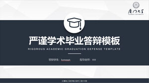 Graduation projekt obrony szablon PPT szablon PPT