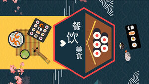 Catering gıda endüstrisi genel PPT şablonu