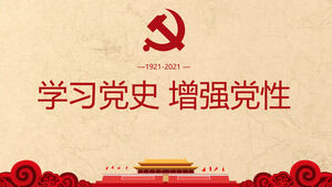 Partygeschichte lernen, um den Partygeist PPT zu verbessern