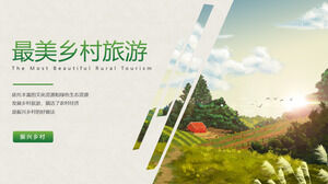 绿色生态乡村旅游振兴乡村PPT