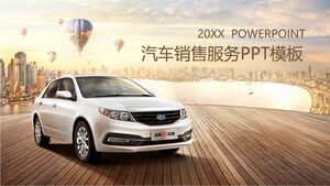 Template PPT umum industri penjualan mobil