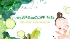Einführung in die Schönheitshautpflege ppt-Vorlage