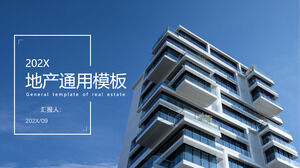 Modello ppt immobiliare super bello atmosfera semplice di moda