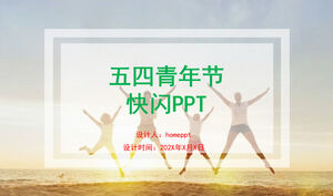 Template flash ppt Hari Pemuda 4 Mei yang lucu