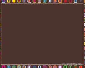 Squares ile Retro Powerpoint şablonu