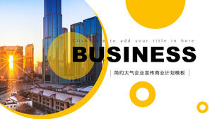 Allgemeine PPT-Vorlage für Unternehmenswerbung für Unternehmen