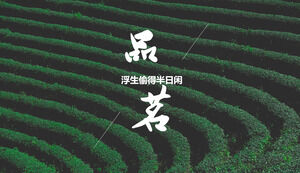 Пить чай и красть шаблон слайд-шоу для отдыха на полдня