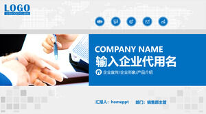 Modello PPT di presentazione dell'azienda dinamica aziendale atmosferica 2