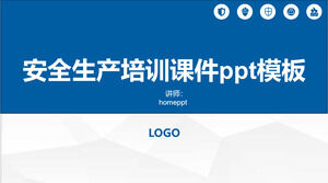 Enterprise Safety Production Management Training PPT-Vorlage