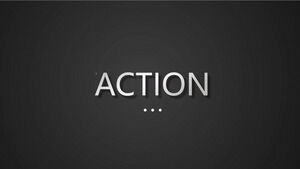 검정색 배경 유럽과 미국의 멋진 작업 계획 비즈니스 요약 PPT 템플릿