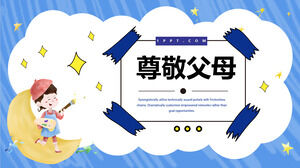 Respetar a los padres Plantilla PPT de Acción de Gracias