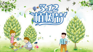 Modèle PPT de planification d'événement Arbor Day (9)