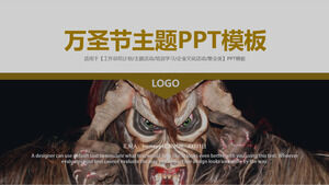 Działania związane z kulturą korporacyjną nauka szablonu Halloween motywu PPT