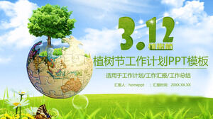 312 Arbor Day, план работы, план работы, шаблон PPT