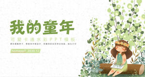 My childhood education teaching PPT template