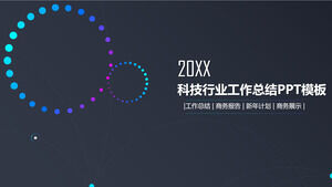 Template PPT umum industri teknologi keren