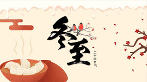 Plantilla PPT del solsticio de invierno de veinticuatro términos solares chinos (7)