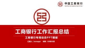 Szablon podsumowania raportu z pracy ICBC PPT