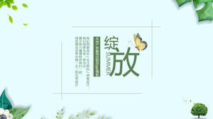 Moda ve taze atmosfer emlak müşteri hizmetleri iş sorumlulukları ppt şablonu