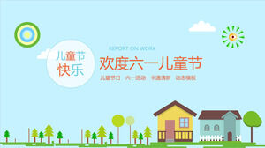 Wir feiern den Kindertag Dynamisches PPT