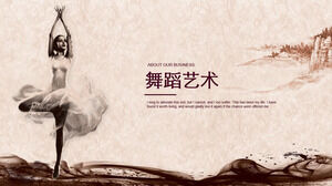 動感舞蹈藝術教育培訓PPT模板