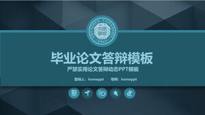 Modelo de PPT de defesa de tese de graduação de textura atmosférica