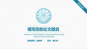 Generoso modelo de PPT de defesa de tese de graduação prática