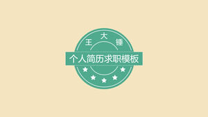 İş arama PPT şablonunu devam ettir