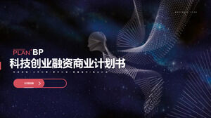 Template ppt rasa teknologi suasana sederhana yang modis