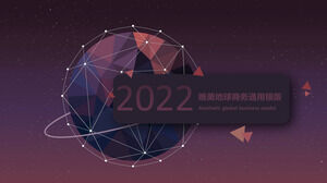 Modèle PPT de planète de détection de technologie à haute force