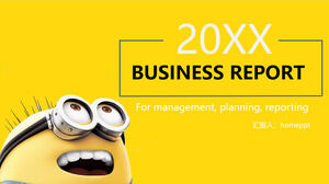 Xiaohuangren PPT şablonu PPT şablonu PPT şablonu