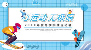 Jeux d'hiver de ski et de patinage PPT