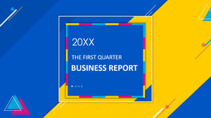 Renkli Renkli İş Şirketi Profili PPT Şablonu 2