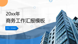 Prosty i praktyczny szablon PPT do kwartalnego raportu z pracy na temat klimatu biznesowego