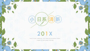 Japanese fresh style PowerPoint Template