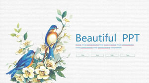 工作计划和总结的PowerPoint模板