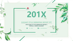 PowerPoint-Vorlage für den Nachbesprechungsbericht