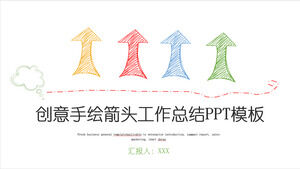 Work Summary PowerPoint Template（Creative Hand-drawn Style）