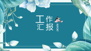 PowerPoint Template for Work Report