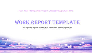 Modèles PowerPoint de style progressif pour le rapport de travail