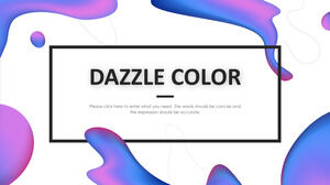 Dazzle Color Powerpoint Templates