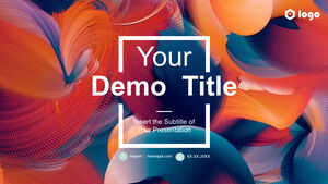 时尚商业报告PowerPoint模板