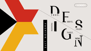 Plantillas de PowerPoint de diseño creativo de polígono