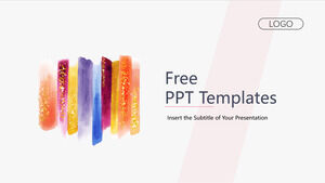 Modelli PowerPoint con inchiostro a colori