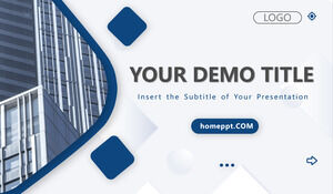 Business Building Sfondo Modelli PowerPoint Business