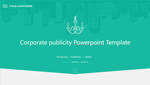 Modelli PowerPoint generali di pubblicità aziendale