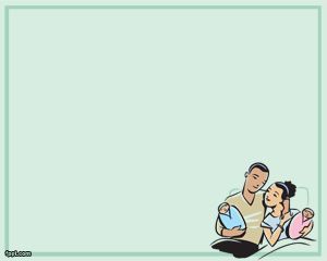 Plantilla de nacimiento de gemelos PPT PowerPoint