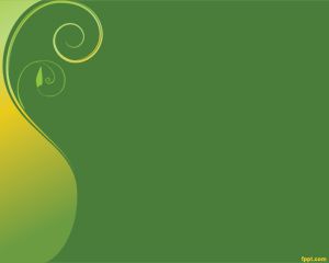 Verde Elegante modello di PowerPoint